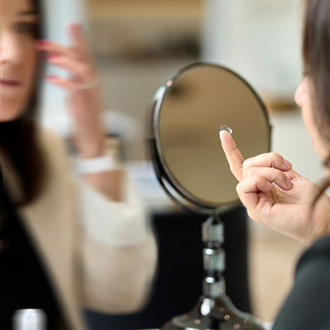 Entretien de mes verres de contact